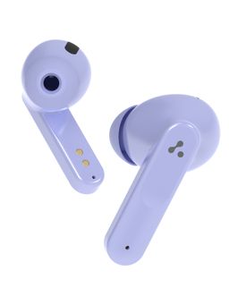 Ambrane - Dots Sense True Wireless Earbuds with 21 Hours Playtime,IPX4 Splash Proof (Purple)